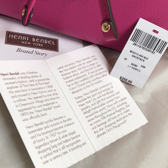 ⭐️HOST PICK⭐️ HENRI BENDEL Worth Avenue Pebbled Leather Backpack - Picture 16 of 16